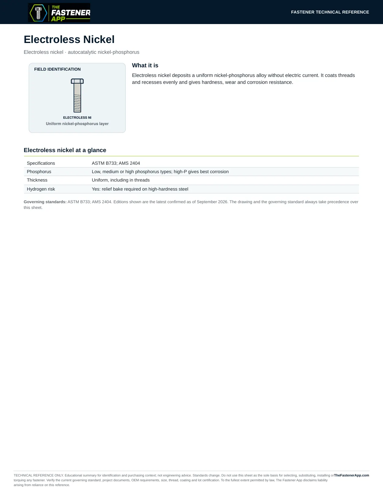 Electroless Nickel